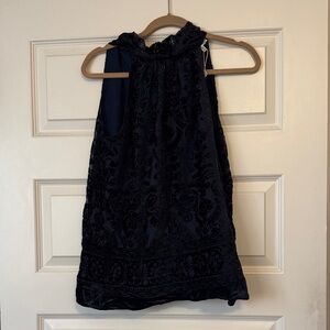 Brand New with Tags Max Studio Sleeveless Top in Deep Navy